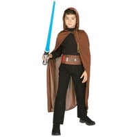Rubie ́s Kostüm Star Wars Jedi Accessoire-Set für Kinder 4-teilig, Alles, was Du als junger Jedi Padawan benötigst! braun