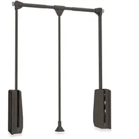 Emuca - Kleiderlift für Schrank, Ausziehbarer Kleiderlift 450-600mm Breite,