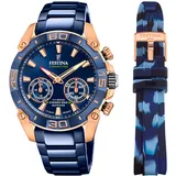 Festina Chrono Bike Connected 45 cm blau/rose