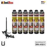 Brandschutzschaum B1 Bauschaum 6 x 750ml Montageschaum Pistolenschaum Pistole