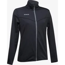 Damen Feldhockey Trainingsjacke - FH900 schwarz, schwarz, XL