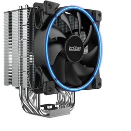 PCCOOLER GI-R66U (160 mm), CPU Kühler, Blau