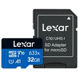 Lexar microSDHC 32GB UHS-I 633x + SD-Adapter