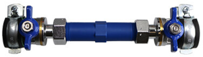 Maincor MFL Einbaustrecke 3/4'' für Wasserzähler | blau