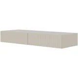 Selsey Veldio - Schminkkonsole mit Schubladen, graubeige,
