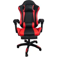 Hti-Living Krit Relax Gaming-Stuhl Schwarz-Rot