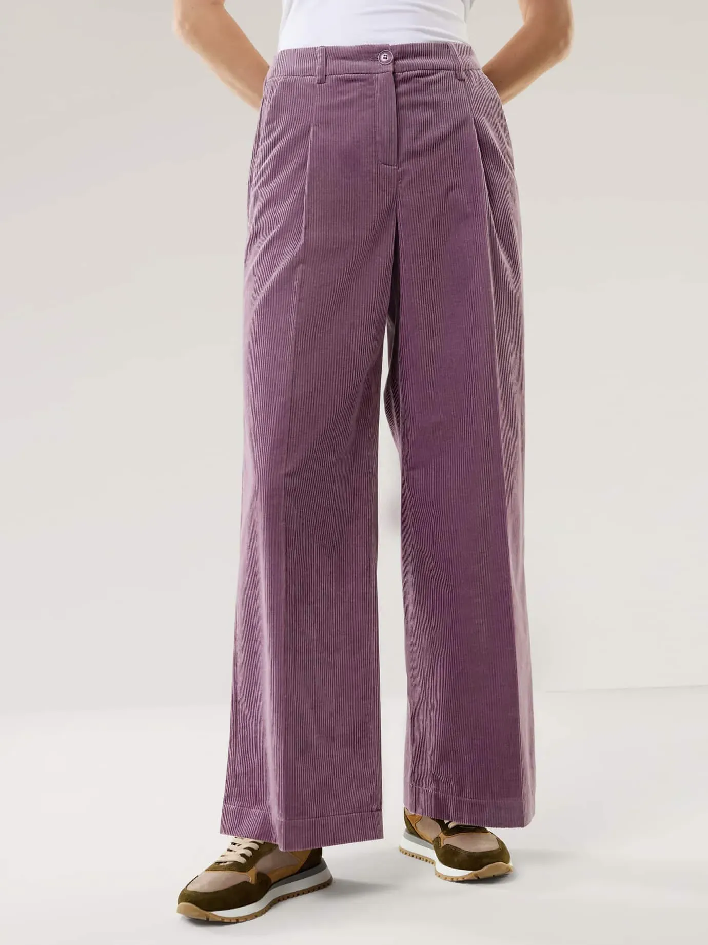 Walbusch Damen Premium Marlene Cordhose Rosa noch offen: Muster