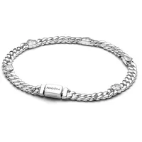 Pandora Timeless Herz Cuban-Gliederarmband Silber 594226C01 Größe 20 cm