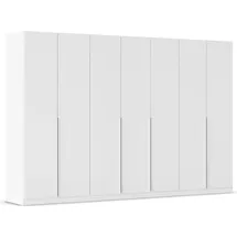 otto home Drehtürenschrank OTTO HOME "Kleiderschrank Schrank Garderobe AGORDO TOPSELLER Schlafzimmer", weiß (alpinweiß), B:315cm H:210cm T:54cm, Holzwerkstoff, Schränke, Drehtürenschrank, durchdachte Innenausstattung, in 7 Breiten und 2 Höhen MADE IN GERMANY,