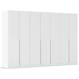 otto home Drehtürenschrank OTTO HOME "Kleiderschrank Schrank Garderobe AGORDO TOPSELLER Schlafzimmer", weiß (alpinweiß), B:315cm H:210cm T:54cm, Holzwerkstoff, Schränke, Drehtürenschrank, durchdachte Innenausstattung, in 7 Breiten und 2 Höhen MADE IN GERMANY,