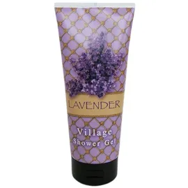 Village Cosmetics Village LAVENDER Shower Gel (Duschschaum 200 ml, Duschlotion Unisex)