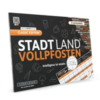 Denkriesen Stadt Land Vollpfosten - Classic Edition "Intelligenz ist relativ"