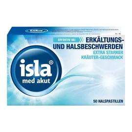 Isla med akut Halspastillen 50 St.