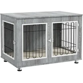 PawHut Hunde-Zubehör grau Edelstahl B/H/L: ca. 58x90x65 cm