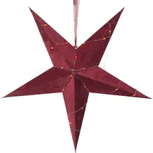 Star Trading Star Velvet Papierstern, Papier, rot