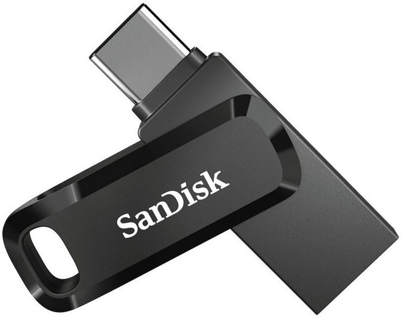 Sandisk Ultra Dual USB Flash Drive Go 128GB schwarz (183598) USB-Stick USB-Stick