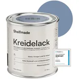 shelfmade Kreidefarbe blau - Himmelblau - Holzlack, Holzfarbe DIY für Holz, shabby chic - Farbe für Möbel, Chalk Paint für Möbel matter Look