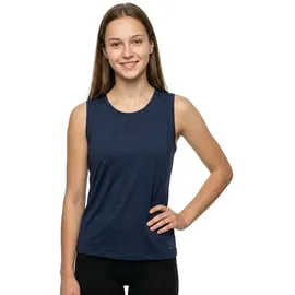 Löffler Loeffler Loose Merino-tencel ärmelloses T-shirt - Dark Blue - 42