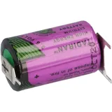 Tadiran Batteries Tadiran Lithium 3,6V Batterie SL 750/PT 1/2AA - Zelle 1/2 Print +/- -