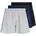 Jersey Boxershorts Blau Grau Schwarz M