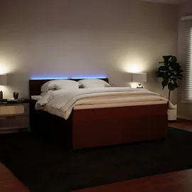 vidaXL Boxspringbett 180 x 200 cm Rosa