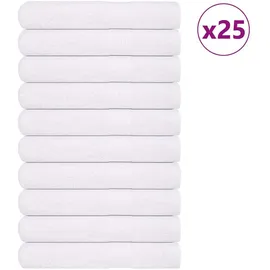 vidaXL Saunatücher 80 x 200 cm weiß 25-tlg.