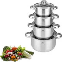 5-teilige Kochtopfset für Induktions- und Keramikkochplatten