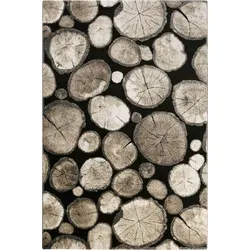 Wecon Home, Teppich, Logs (200 x 200 cm)