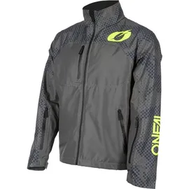 O'Neal Rain Jacket Unisex Grau/Neon Gelb L