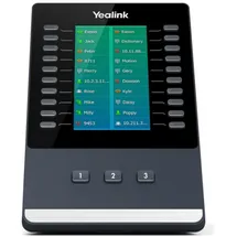 Yealink EXP50 Color-Screen - Tastenerweiterungsmodul - schwarz/grau Festnetztelefon grau|schwarz