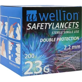 Med Trust GmbH Wellion Safetylancets 23 G