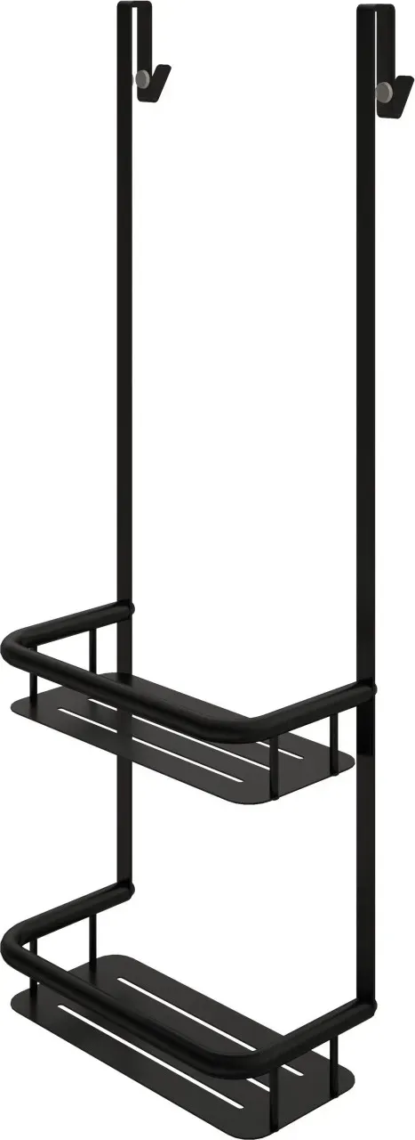 Neuesbad Serie 600 Hängeregal für Duschkabine, schwarz matt NB1DEADI_N54K1