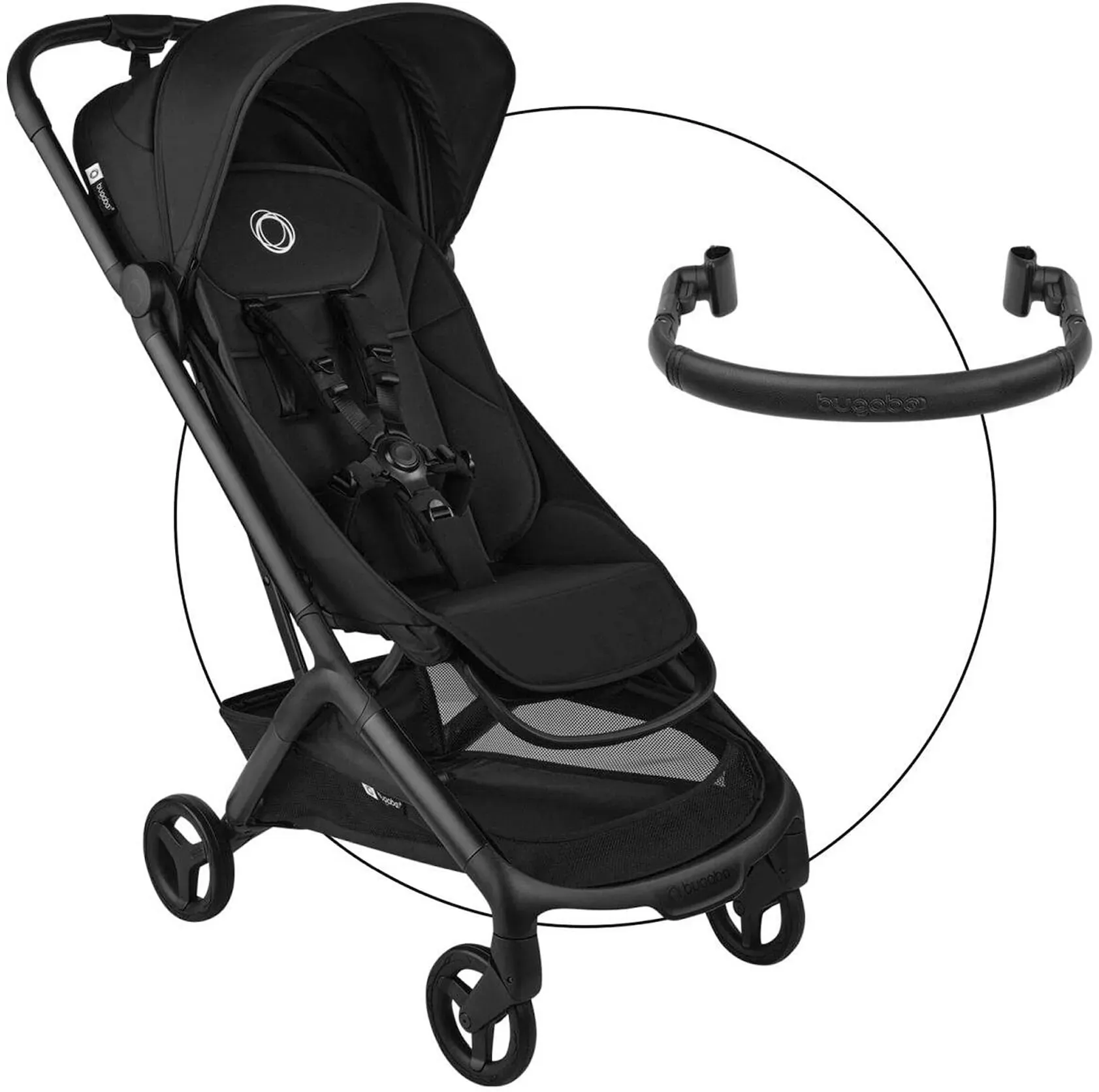 Bugaboo Buggy Butterfly 2 inkl. Sicherheitsbügel, schwarz