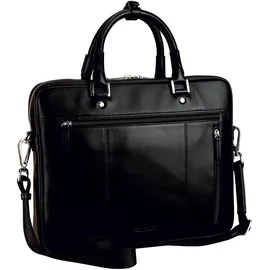 LEONHARD HEYDEN Montreal Aktentasche Leder 38 cm schwarz