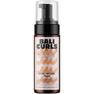 BALI CURLS Curl Volume Foam – Leichter Styling-Schaumfestiger für Locken – Luftiger Lockenschaum für voluminöses Haar – Haarschaum für extra Halt und geschmeidige Styling-Ergebnisse – 150ml