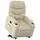 vidaXL Relaxsessel mit Aufstehhilfe Kunstleder 1-St 72 x 90 x 80 cm Creme