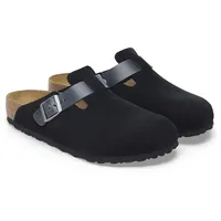 Birkenstock Boston Mixed Leather midnight Gr 45 Schmale Weite - 45 EU Schmal