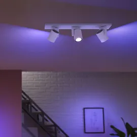 Philips Hue White & Color Ambiance Argenta Deckenleuchte weiß • 3er-Spot