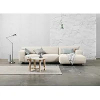 furninova Ecksofa »Vesta, modern und sehr bequem, tolle Detailverarbeitung, L-Form«, im skandinavischen Design weiß