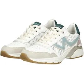 Mustang Sneaker in Weiß/Grün | Gr.: 38