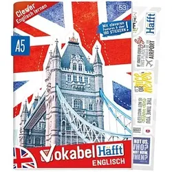 Häfft® Verlag Vokabelheft Englisch Lineatur 53 liniert A5 ohne Rand, 64 Blatt