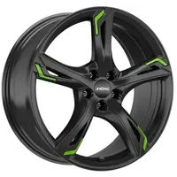 Ronal R62 7,5 x 17 5 x 112 ET45 ML76 Grün/Schwarz