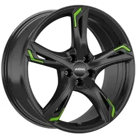 Ronal R62 7,5 x 17 5 x 112 ET45 ML76 Grün/Schwarz