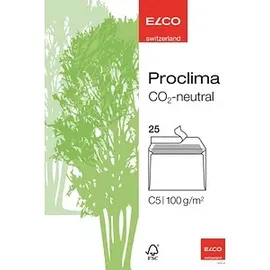 ELCO Briefumschläge Proclima DIN C5 ohne Fenster haftklebend 25 St.