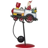 COFI 1453 Weihnachtsfigur Pendel Zug 34 cm Bunt