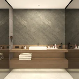 neu.haus [neu.haus] - Duschrückwandset Bladel 16er Set 120 x 60 cm Grey Stone