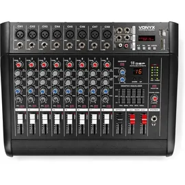 Vonyx AM8A 8 Kanäle, Schwarz
