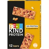 BE-KIND Protein-Riegel, glutenfreier Snack-Riegel, Caramel Nut, hoher Ballaststoffgehalt, Proteinquelle, ohne künstliche Farb-, Aroma- oder Konservierungsstoffe, 12 x 50g