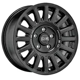 OZ RALLY RAID 8 5x18 5x120 ET38 MB79 - MATT BLACK+SILVER LETTERING - 18 120.0 38.0
