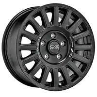 OZ RALLY RAID 8 5x18 5x120 ET38 MB79 - MATT BLACK+SILVER LETTERING - 18 120.0 38.0
